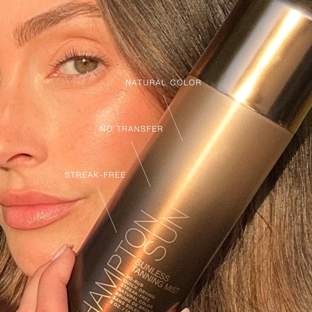 Hampton Sun Sunless Tanning Mist quick-dry finish for mess-free use