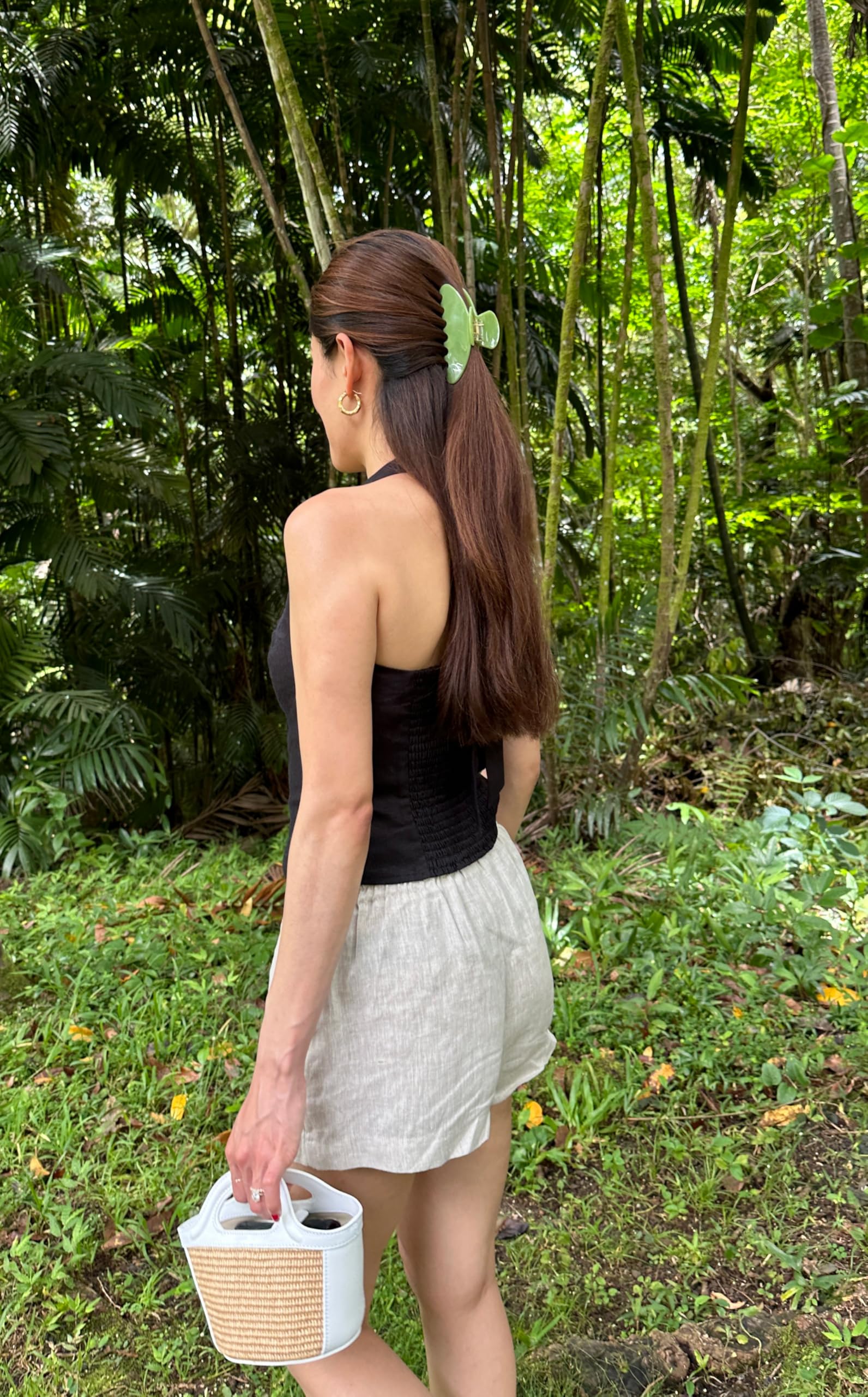 Hana Mia half-up style clip — easy updo, neat and comfortable.
