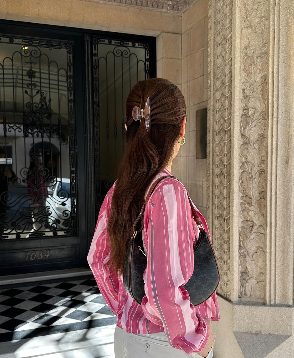 Hana Mia lightweight mocha hair clip feels gentle yet durable.