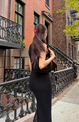 Hana Mia secure-grip red hair clip keeps hair in place all day.