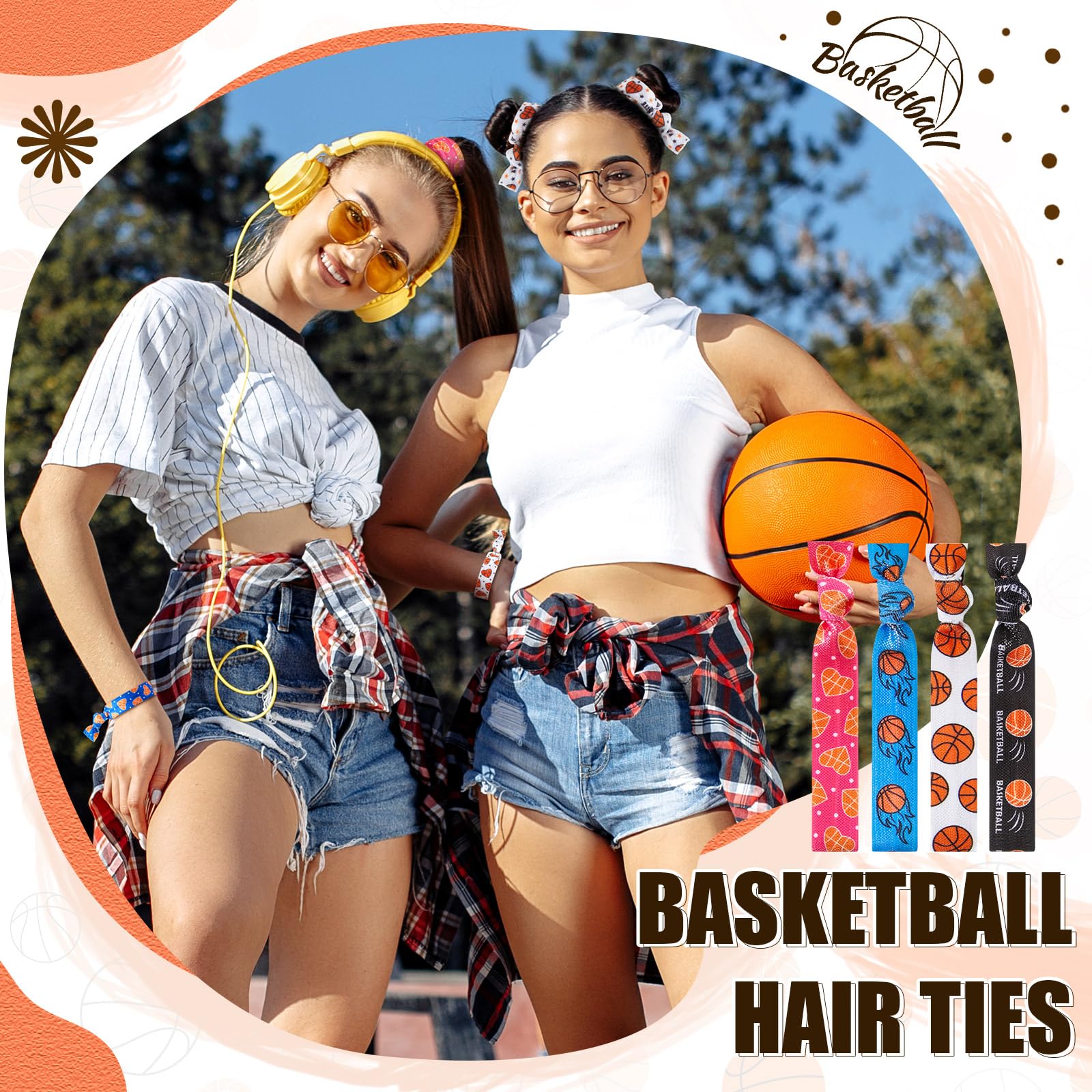 Hanaive cintas basquetbol para mujeres deportistas y equipos de entrenamiento