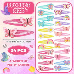 Hanaive unicorn sparkly clip adds shimmer while staying in place.