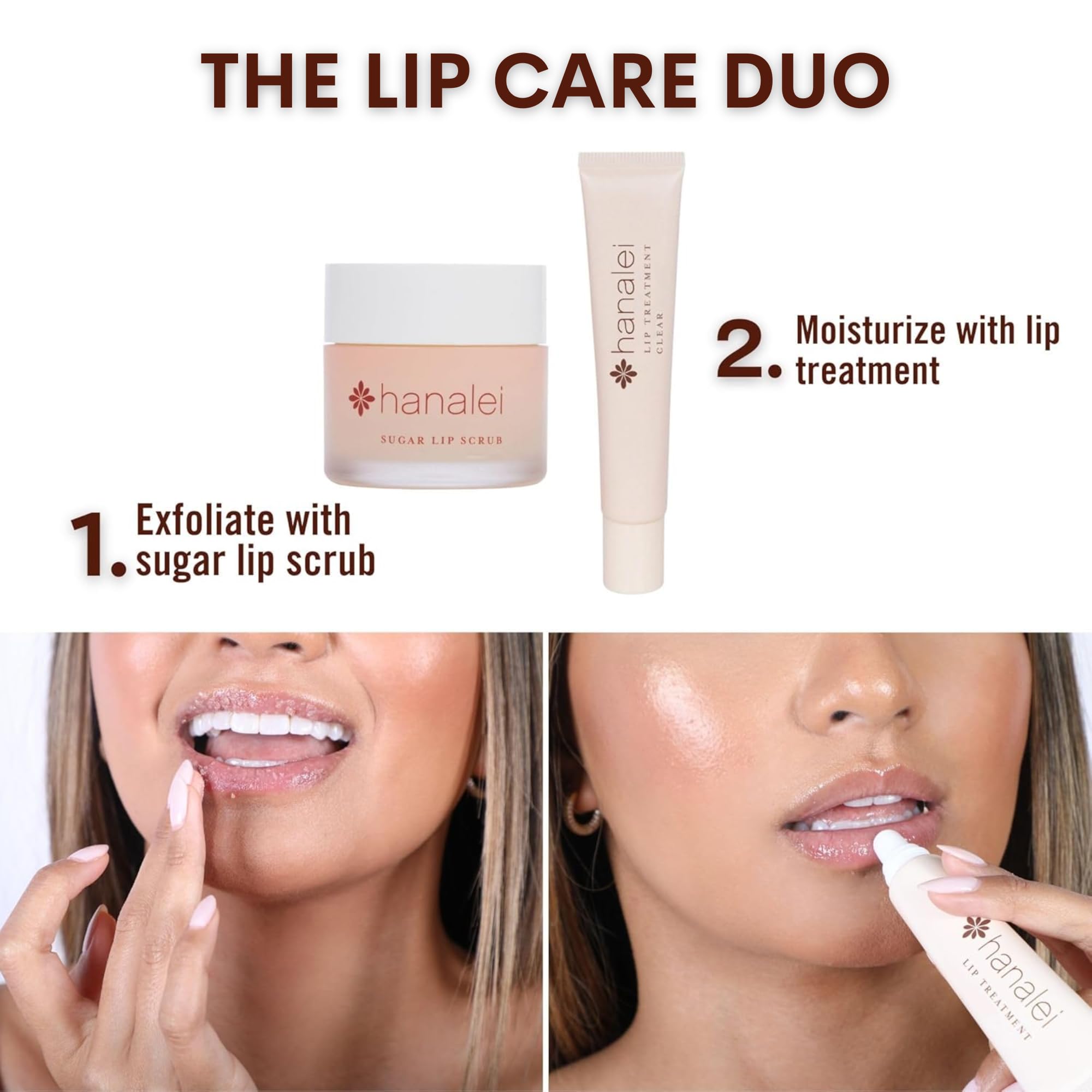 Hanalei Lip Care Duo box featuring cruelty-free formula