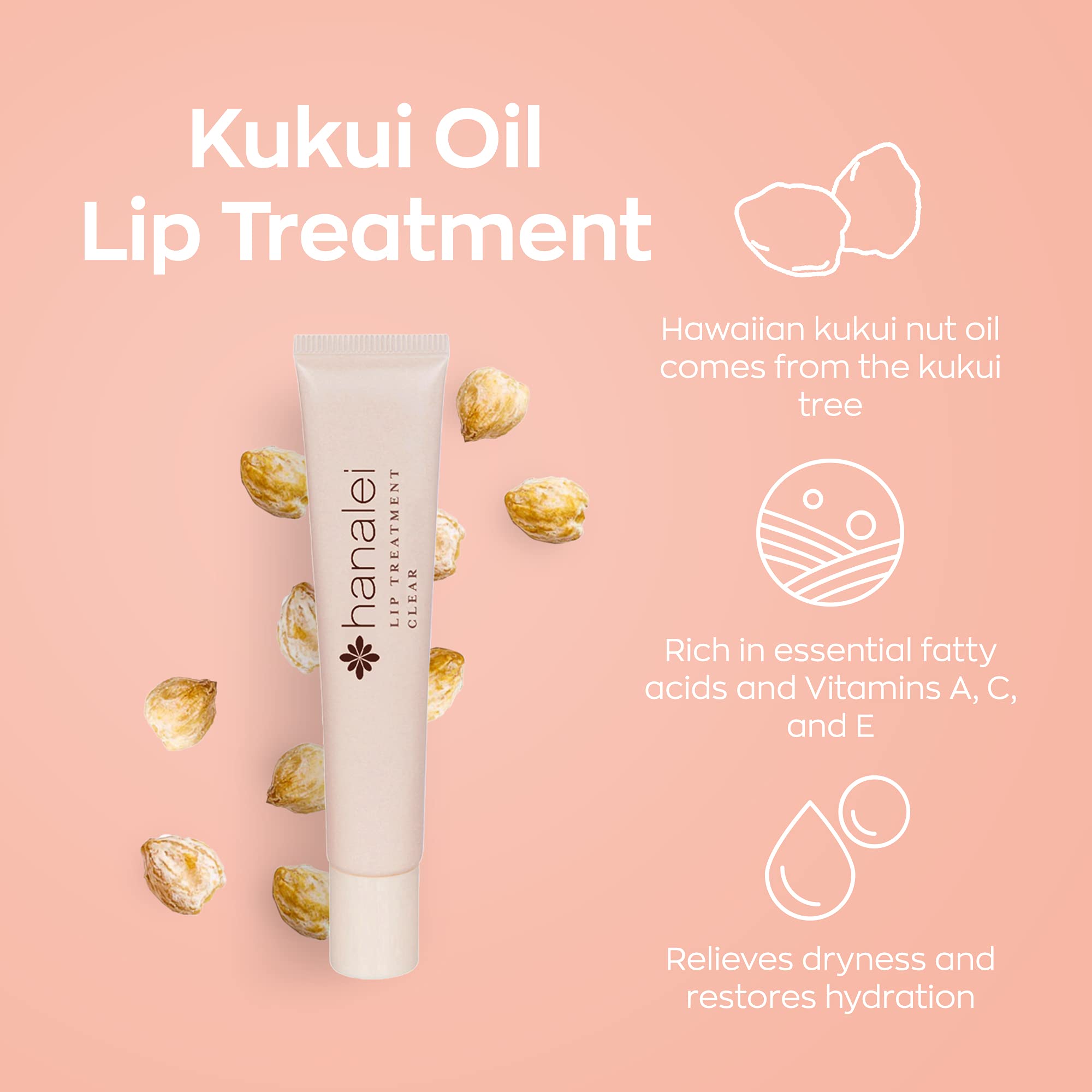 Aplicación suave de Hanalei tratamiento labial para labios sedosos.
