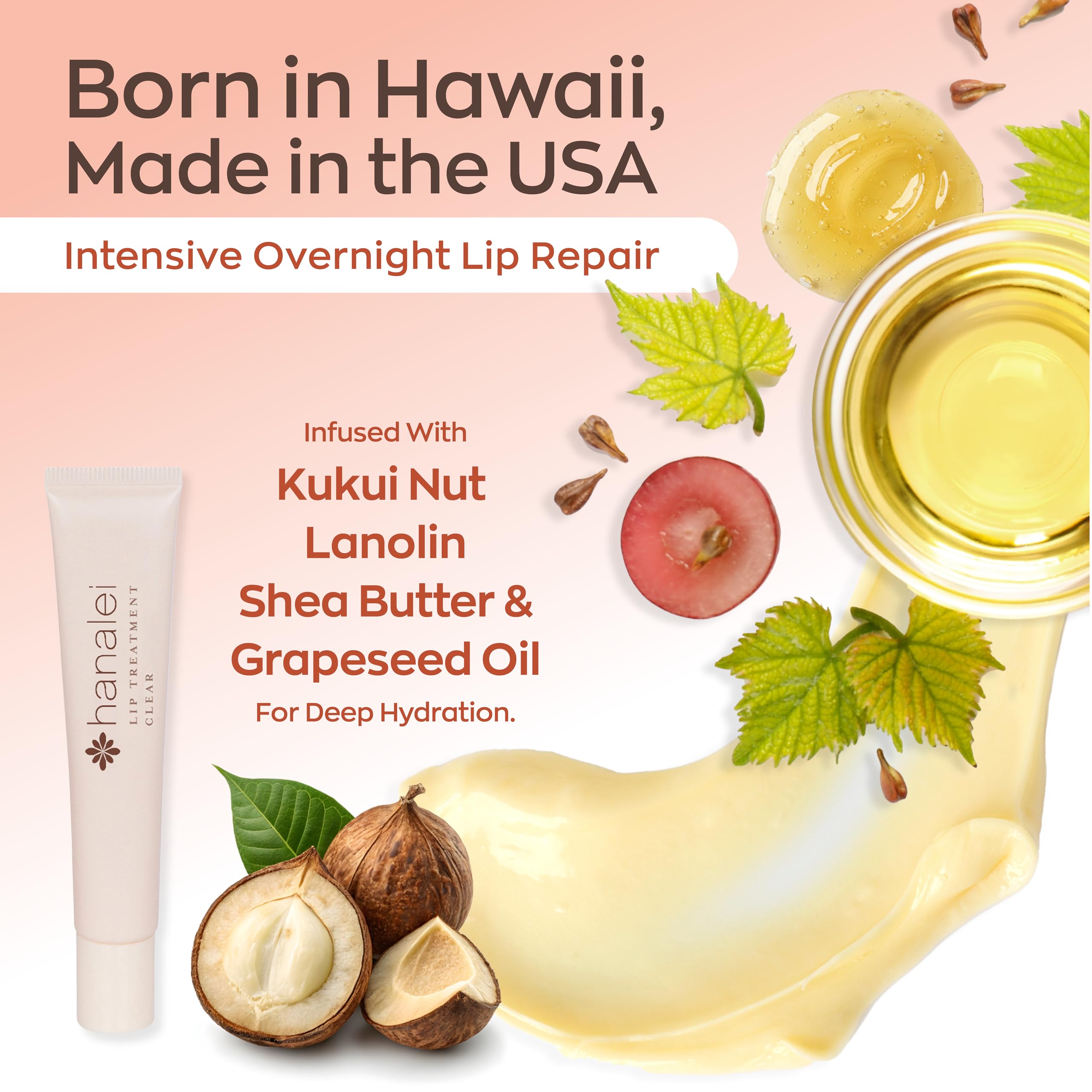 Hanalei Lip Treatment paquete-viaje-3unidades: cuidado en movimiento.