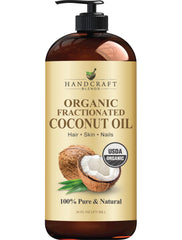 Handcraft Blends aceite de coco fraccionado, bote: hidratación suave para piel y cabello