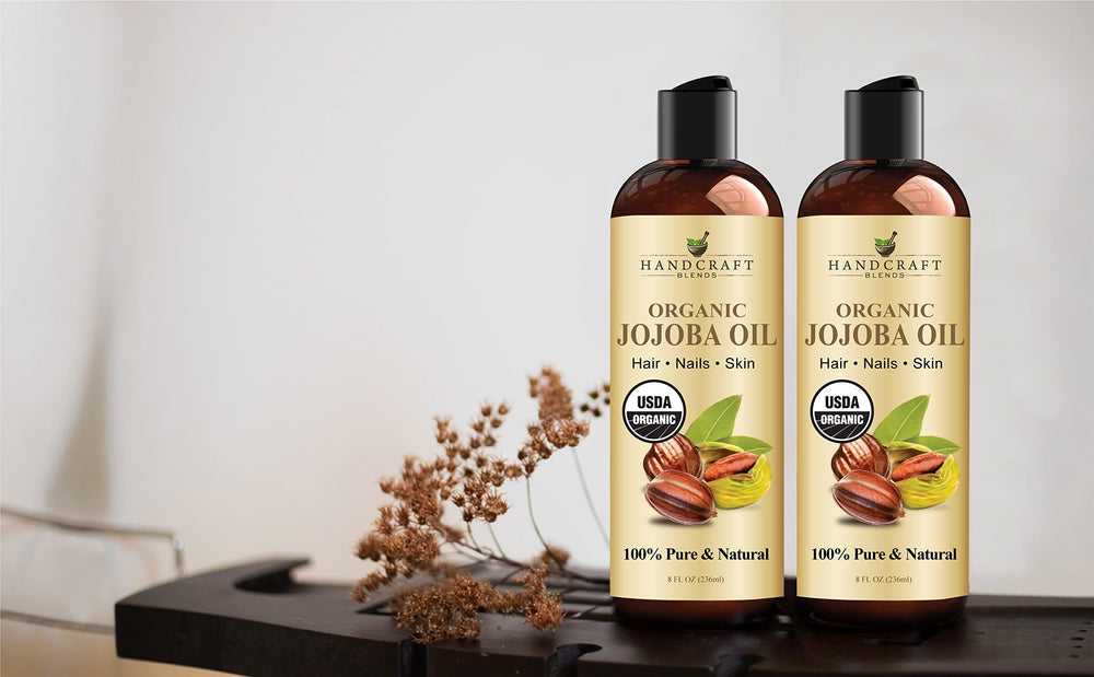 Handcraft Blends Jojoba; orgánico certificado por USDA y libre de hexano.
