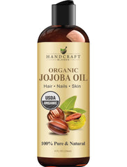Handcraft Blends Aceite de Jojoba prensado en frío; hidratación suave para piel.