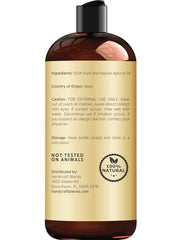Handcraft Blends Apricot Kernel Oil amber bottle highlighting hexane-free premium carrier