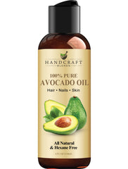 Handcraft Blends Avocado Oil bottle pour for skin and hair care.