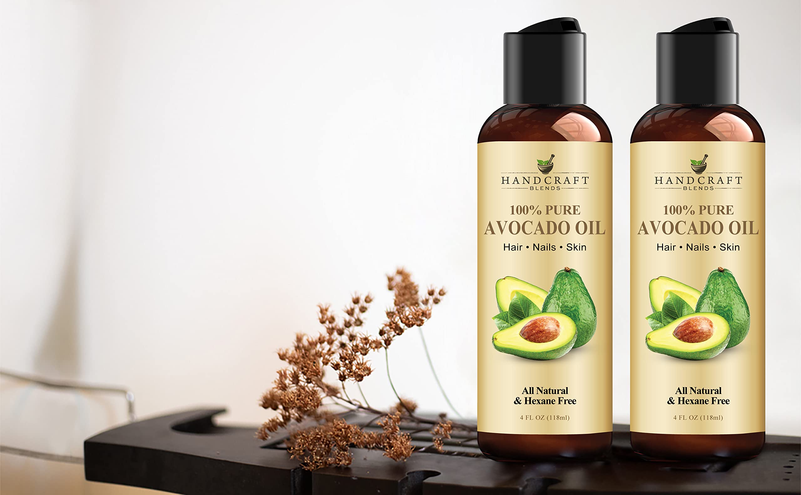 Handcraft Blends Avocado Oil used in a soothing massage scene.