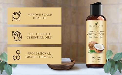 Handcraft Blends Fractionated Coconut Oil acts as a light skin moisturizer without clogging pores.
