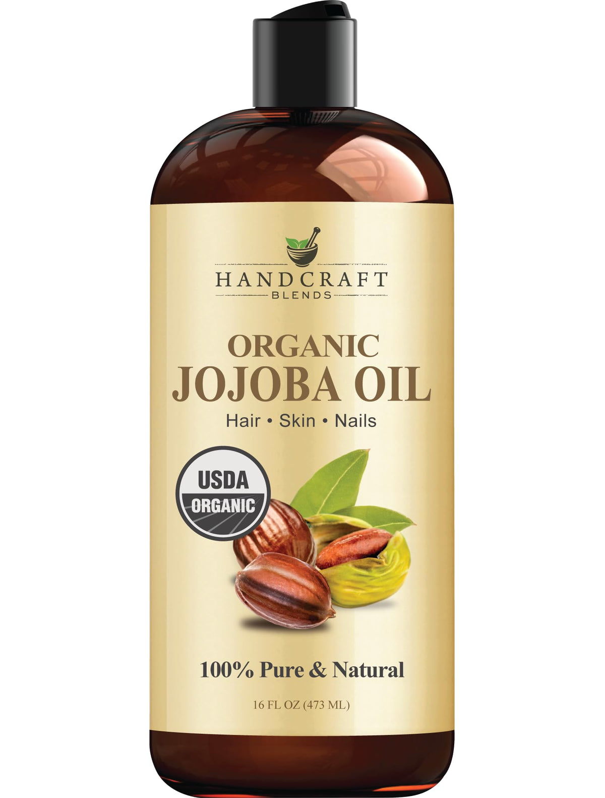 Handcraft Blends Jojoba Oil bottle for skincare and haircare