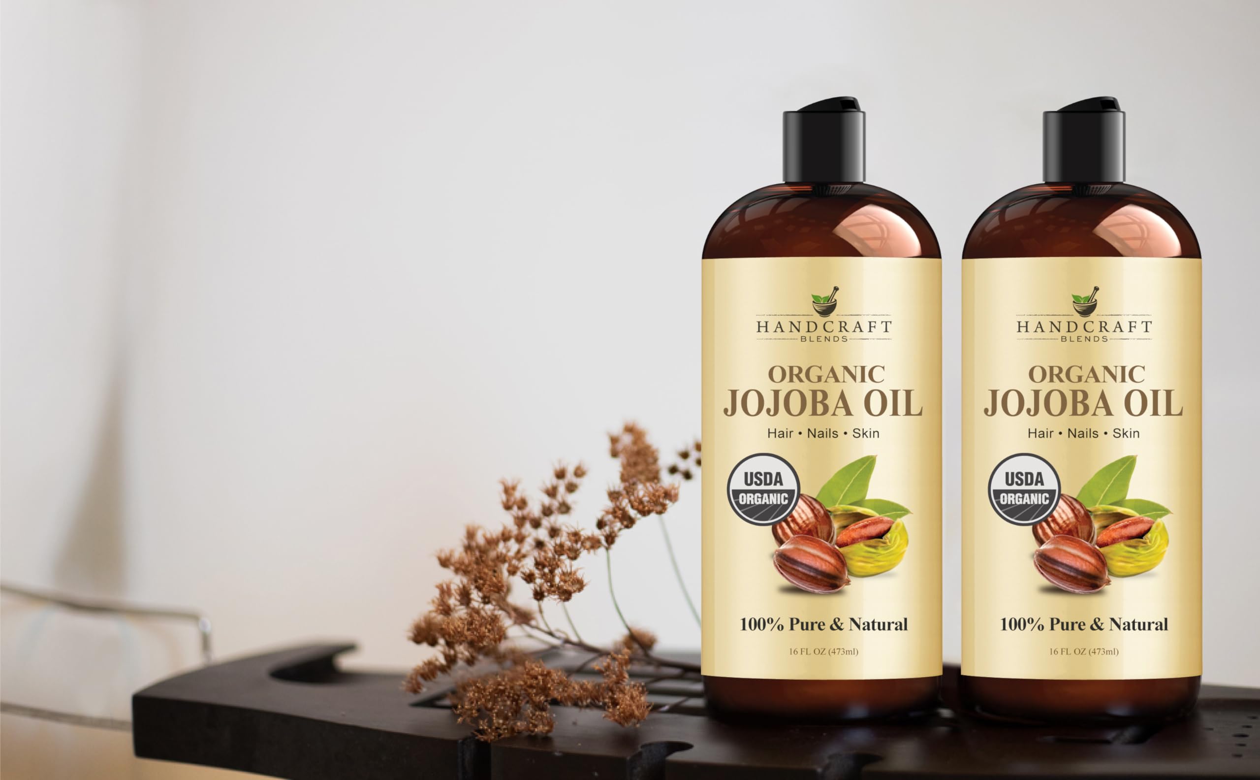 Handcraft Blends Jojoba Oil massage scene for relaxing routine