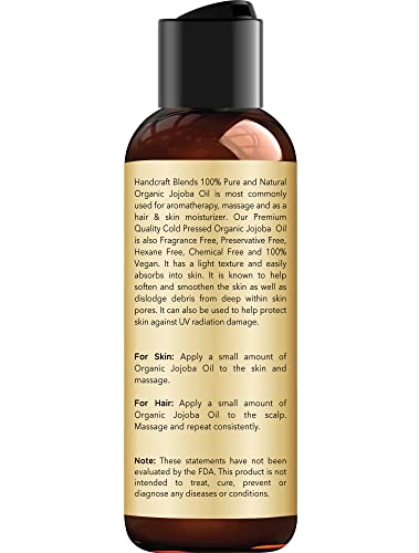 Handcraft Blends jojoba oil pour closeup, ideal for essential oil dilution
