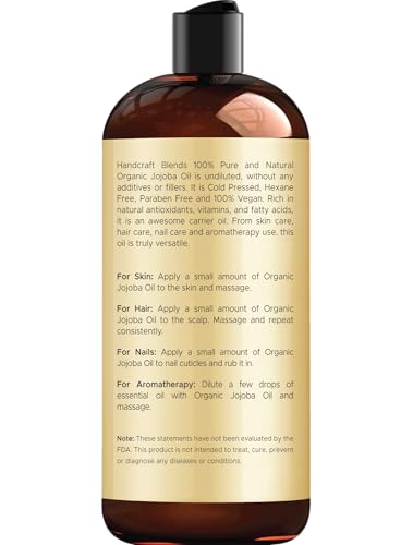 Handcraft Blends Jojoba Oil on wooden spatula for DIY blends