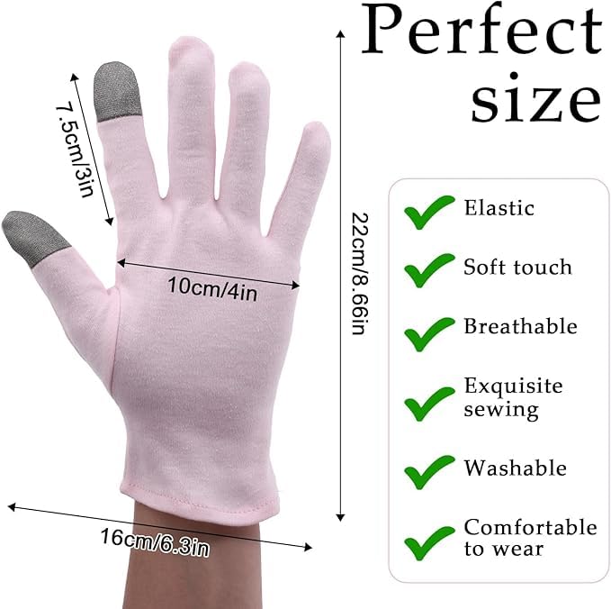HandLove piel sensible, protección suave durante el uso nocturno.