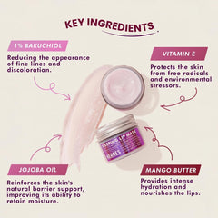 Bakuchiol ingredient bottle from Handmade Heroes suggesting plant-based lift.