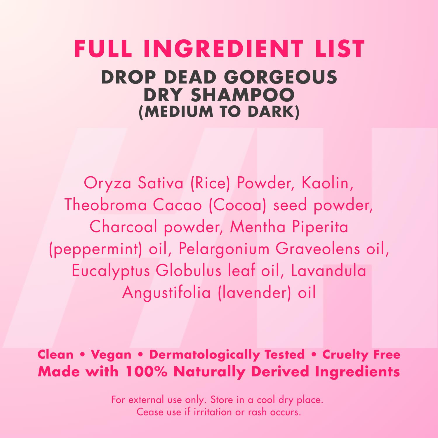 Handmade Heroes volume and texture boost for brunette hair.