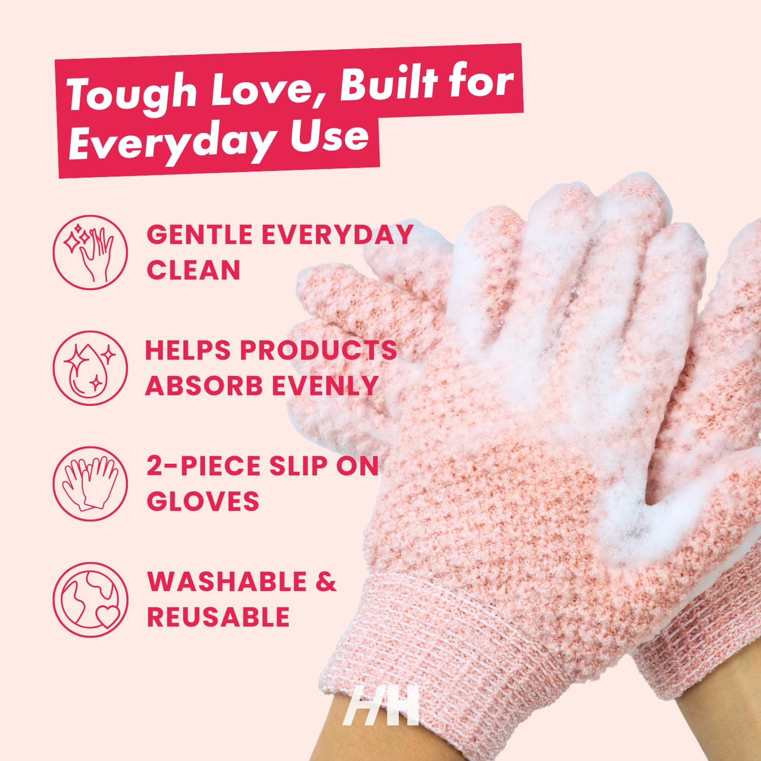 Handmade Heroes Tough Love: kit de exfoliación para rituales de spa en casa.