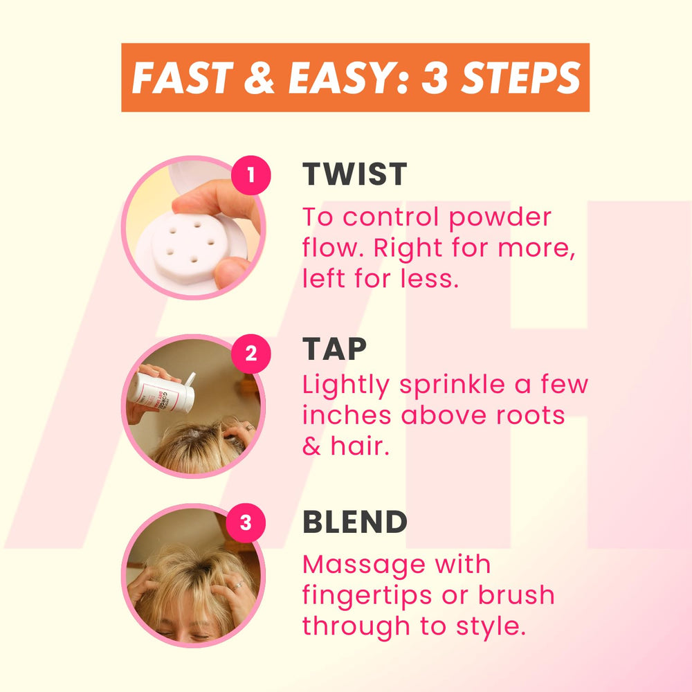 Handmade Heroes invisible powder blends seamlessly for a natural look.