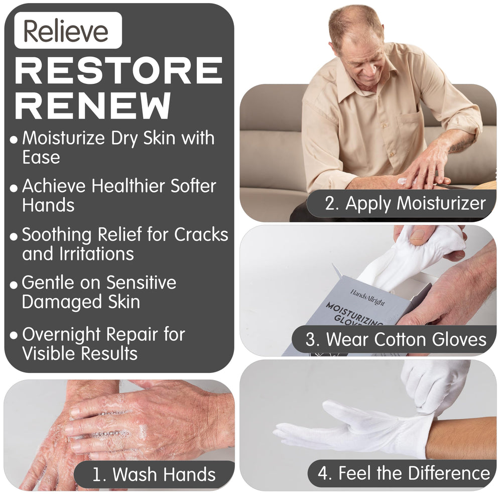 HandsAllright guantes para spa y cuidado de la piel en casa.