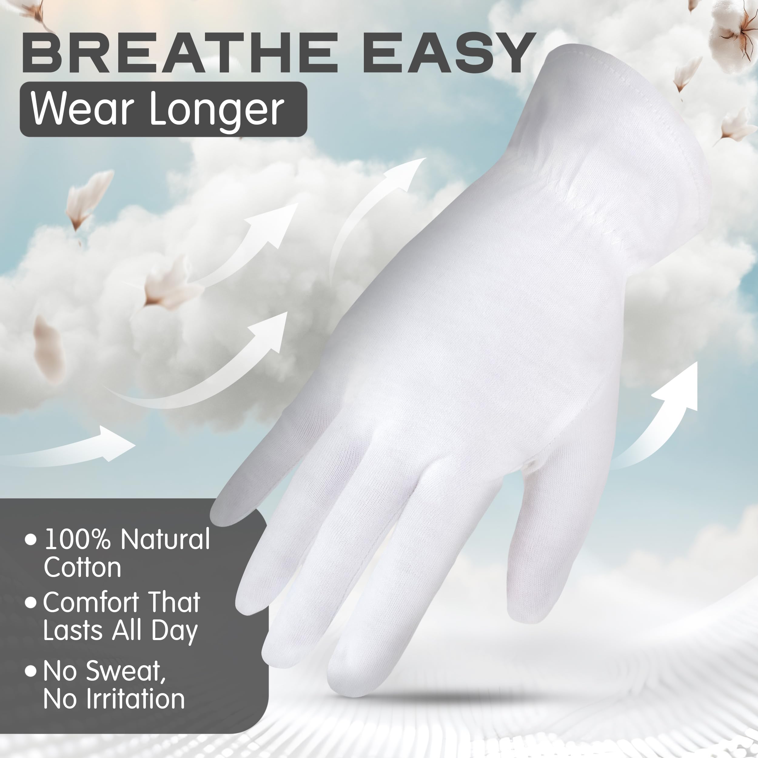 HandsAllright guante con puño elástico para ajuste seguro.