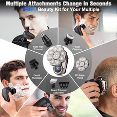Handsomenemen fast precision blades shave long hairs cleanly with minimal irritation