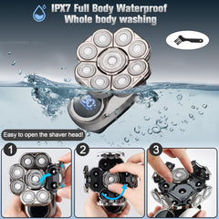 Handsomenemen IPX6 waterproof design allows easy cleaning and safe wet use