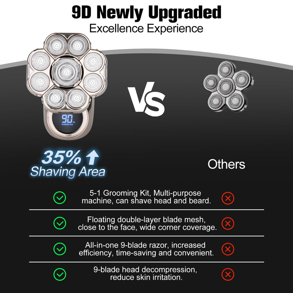 Handsomenemen LED intelligent display shows battery level and usage time
