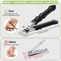 HandWeng nail file smooths edges after clipping.