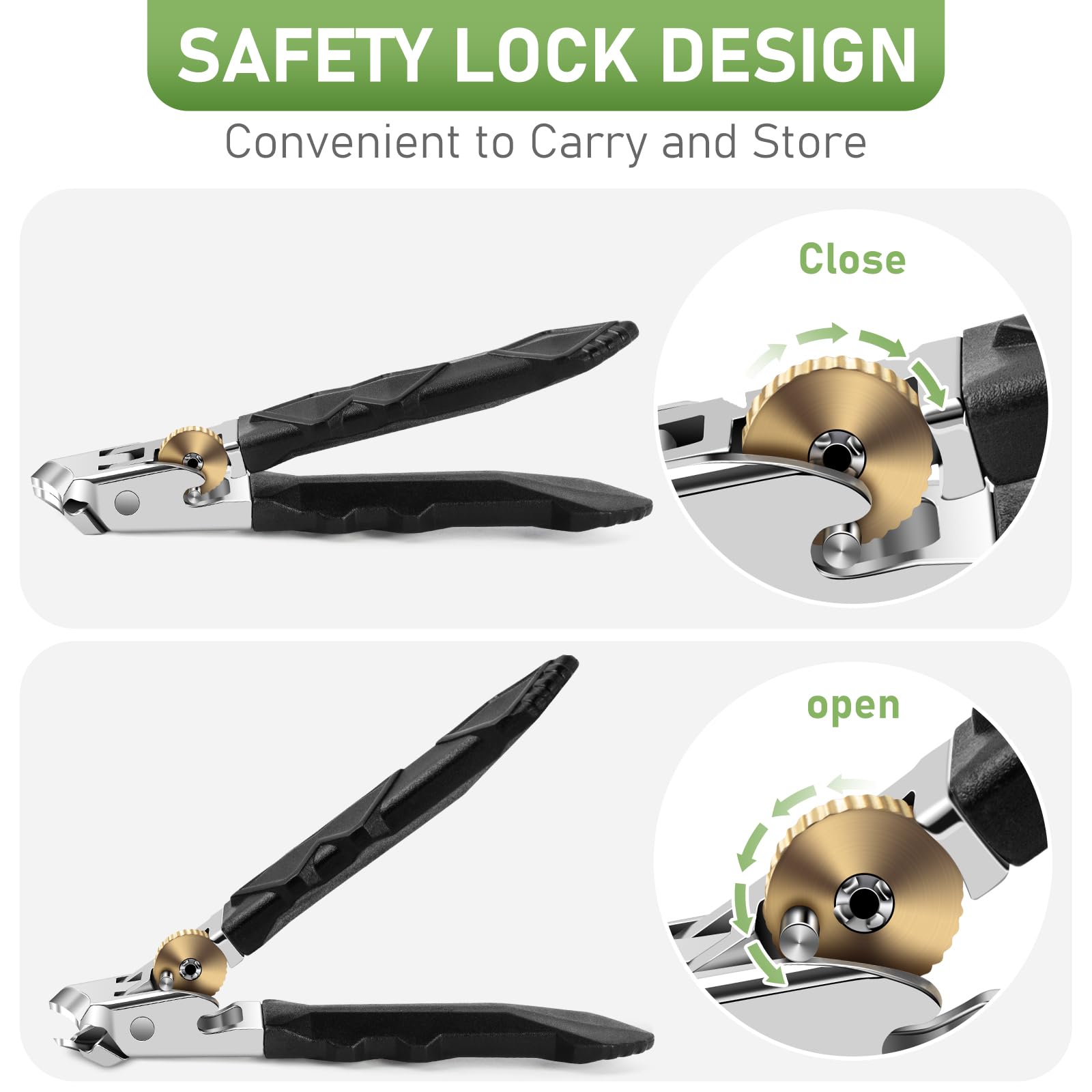 HANDWENG Safety lock design ensures safe storage and transport.