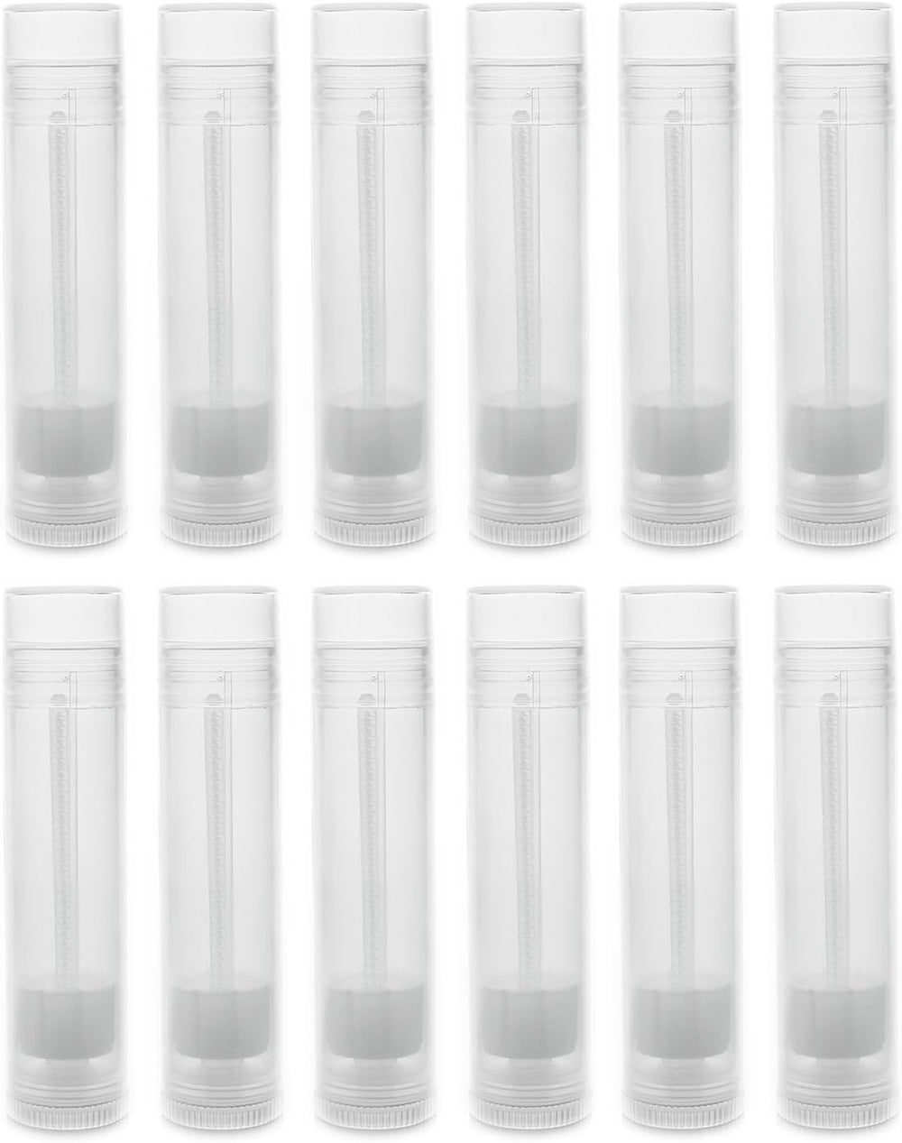 Tubo labial Handy Basics transparente para ver la cantidad restante