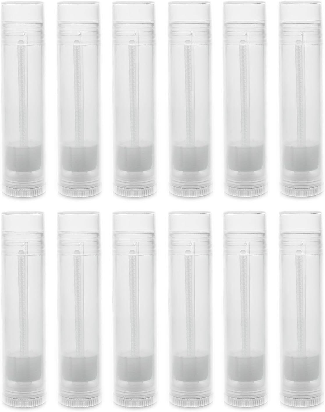 Tubo labial Handy Basics transparente para ver la cantidad restante