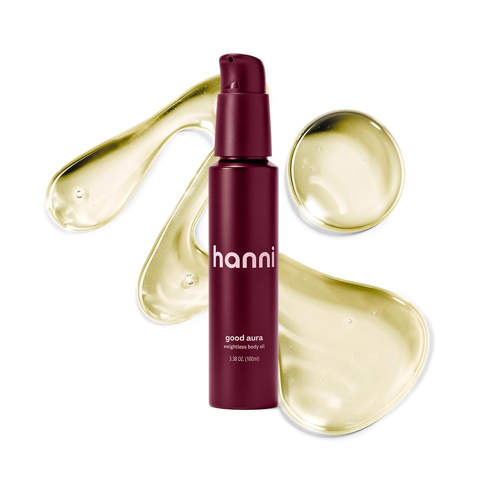 HANNI Good Aura bottle for fast post-shower hydration.