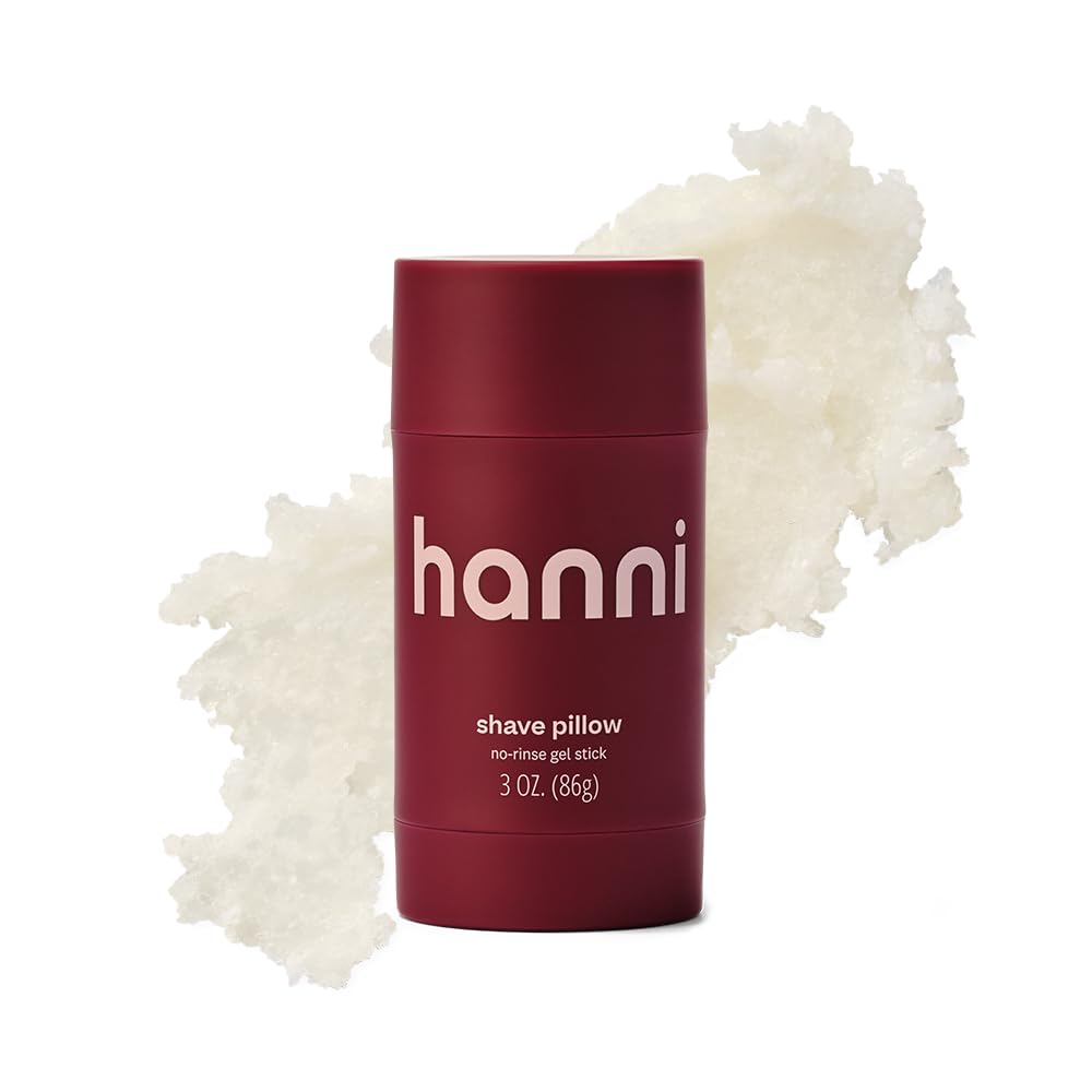 HANNI Shave Pillow packaging open showing compact travel size for on‑the‑go hydration