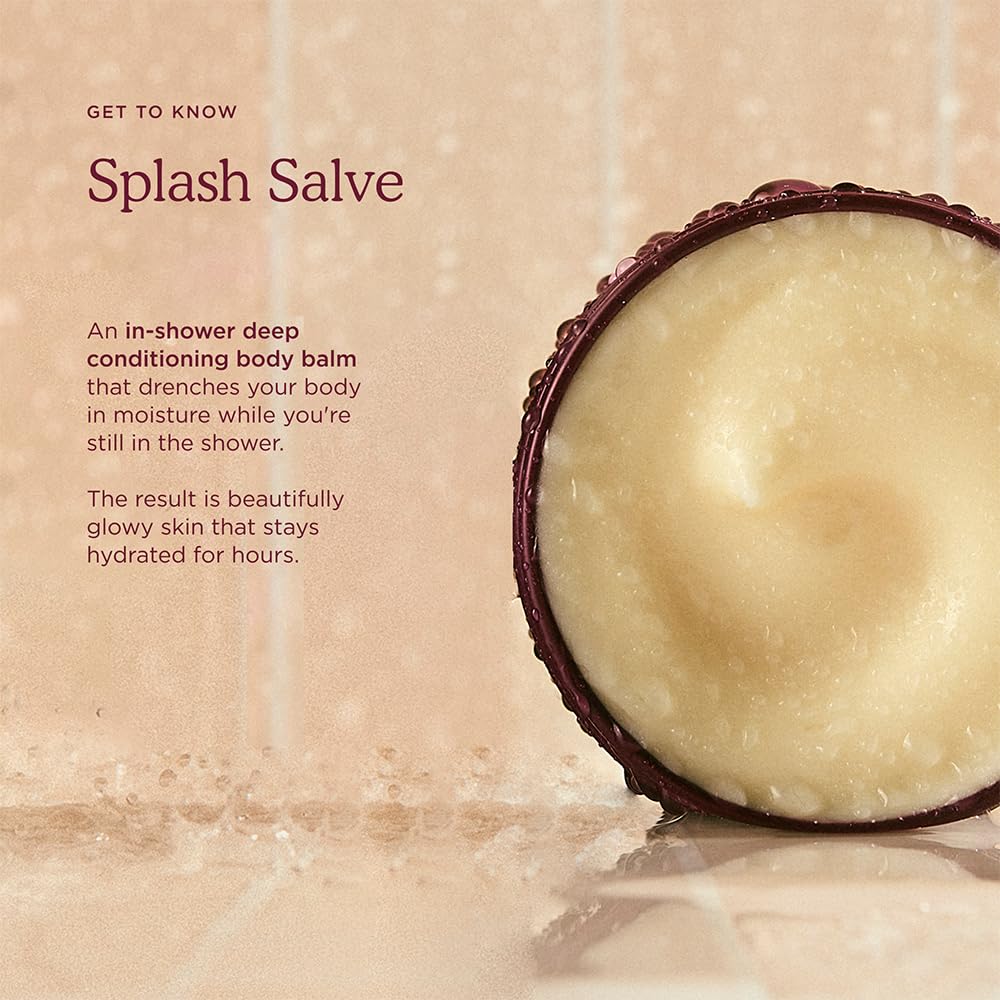 HANNI Splash Salve ingredients coconut, jojoba, shea for hydration.
