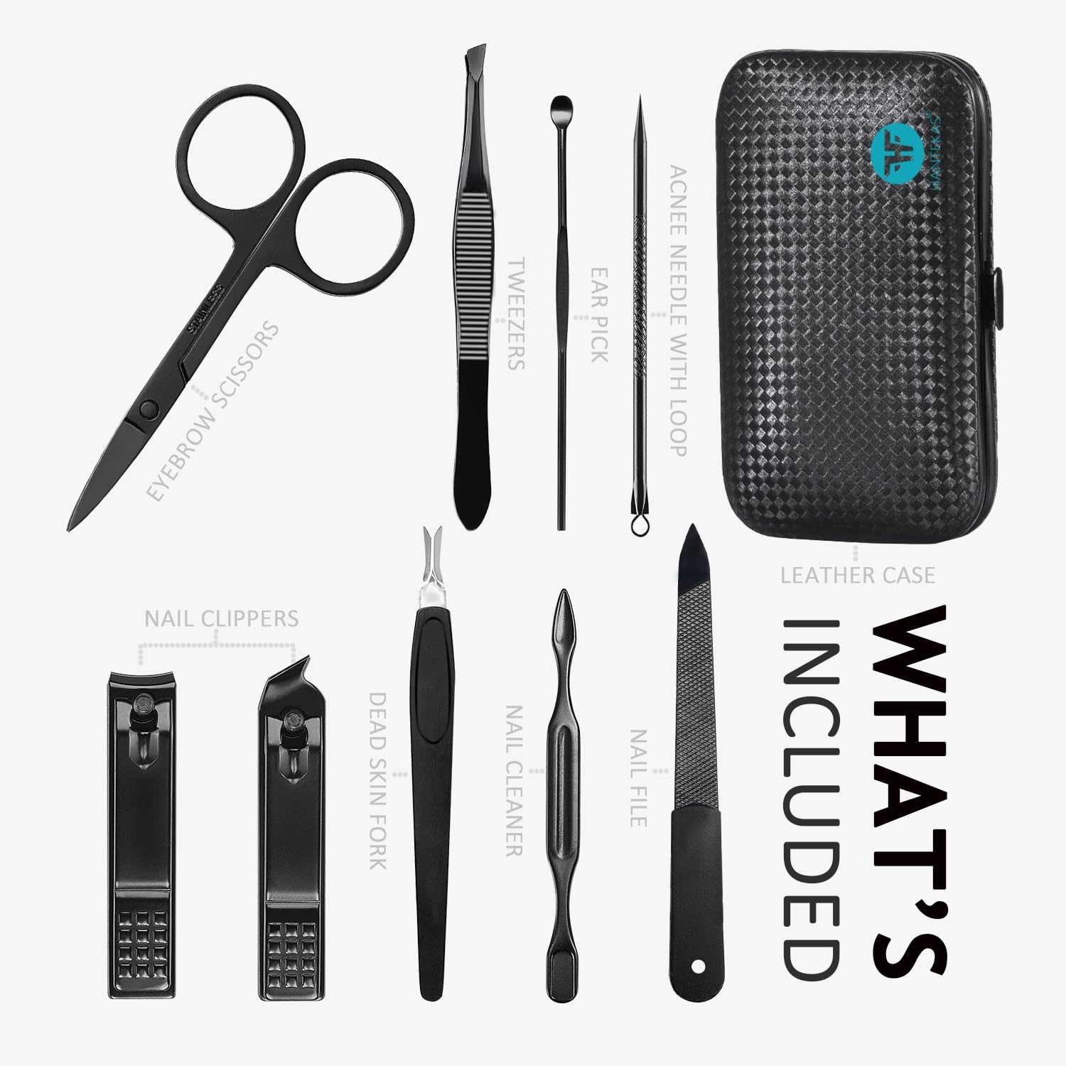 HANTEKAS nail clippers close-up highlighting precise blades