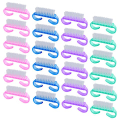 HANWER Handle Grip Nail Brush with ergonomic hold for comfortable scrubbing.