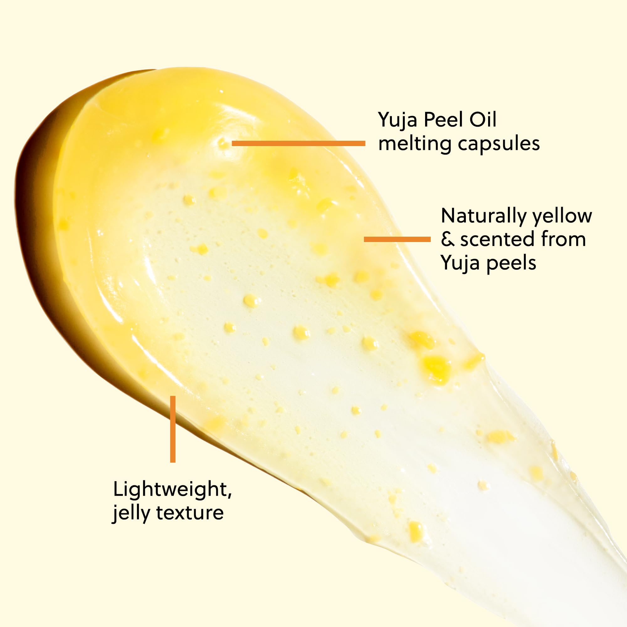 Hanyul Yuja Sleeping Mask citrus fragrance captured during massage
