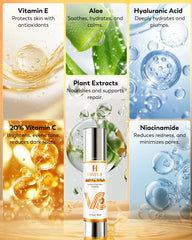 HANYWIL Suero Vitamina C 20% para piel madura y cuidado diario