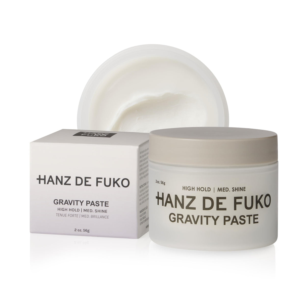 Hanz de Fuko Gravity Paste jar displaying high-hold styling capability