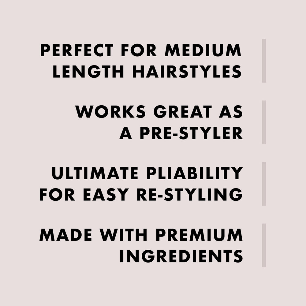 Textured look achieved with Hybridized Wax on styled hair
