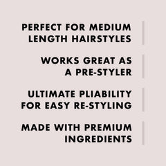 Textured look achieved with Hybridized Wax on styled hair