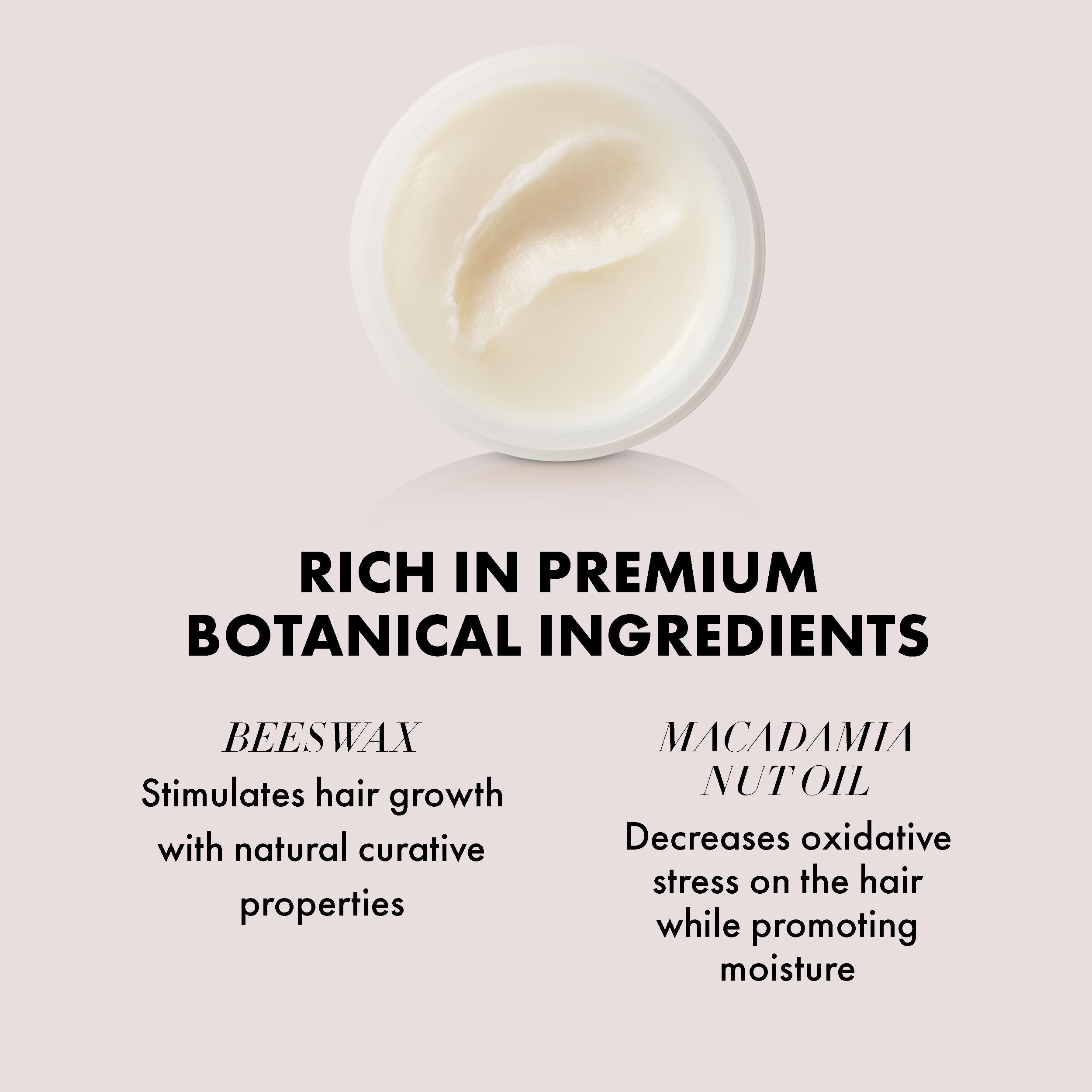 In-hand application showing easy distribution through hair.