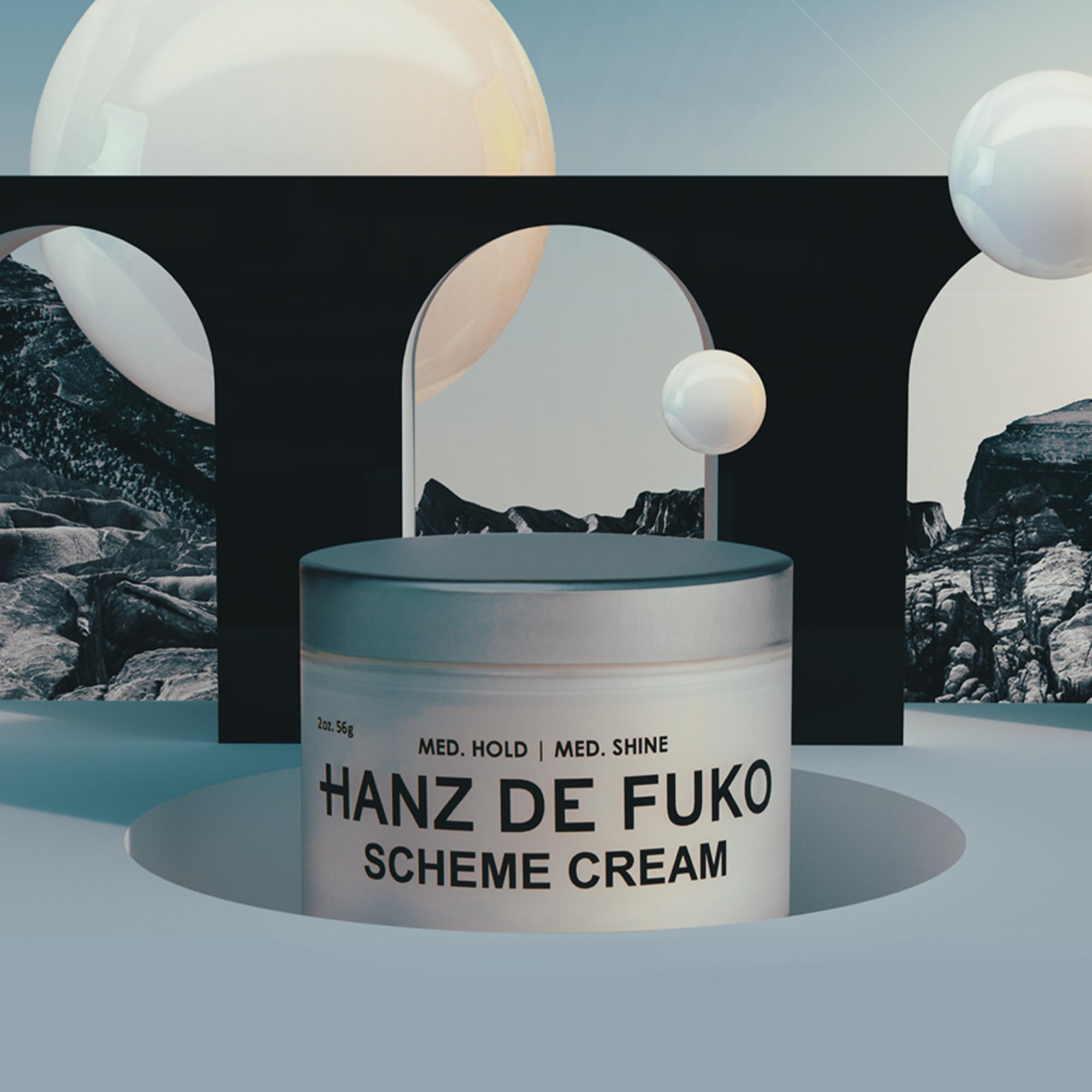 Vanilla-scented Scheme Cream adds premium grooming experience.