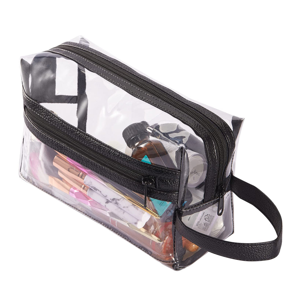 HAOGUAGUA clear bag interior layout visible for fast item finding.