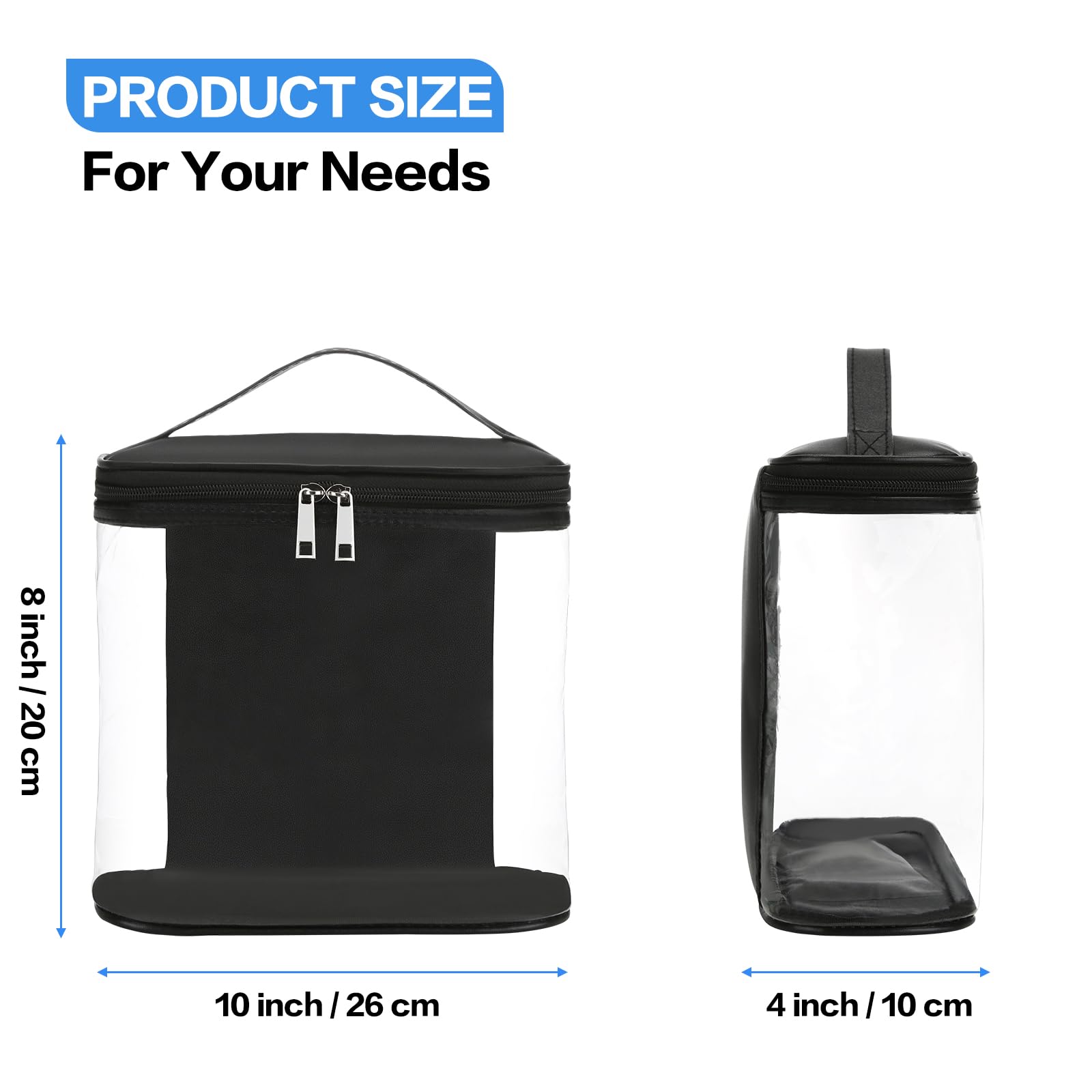 HAOGUAGUA leak-proof top zipper keeps liquids secured in luggage.
