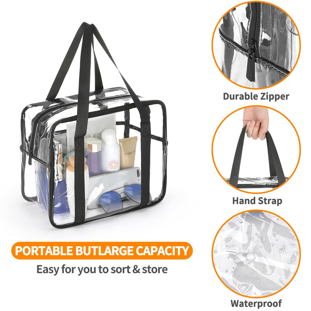 HAOGUAGUA stadium-approved clear bag for events and venues.