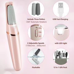 Haootadiy 12-in-1 pedicure tool set highlighted for versatile care